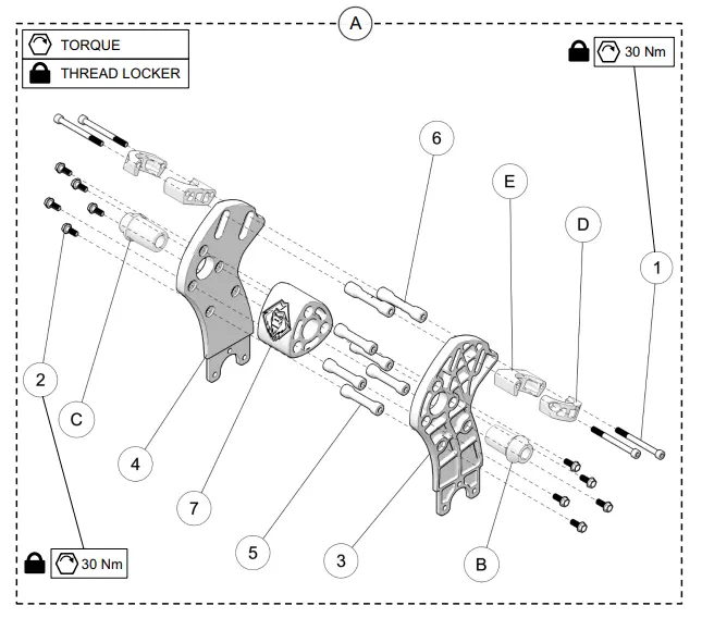 Aluminium Spindle Assembly