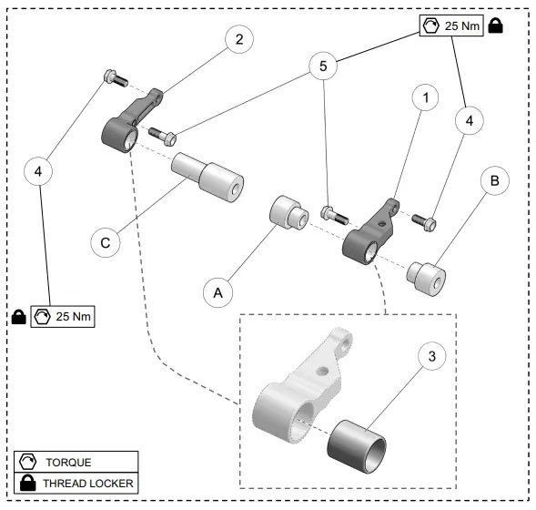 Bike Mount Adapter Assembly