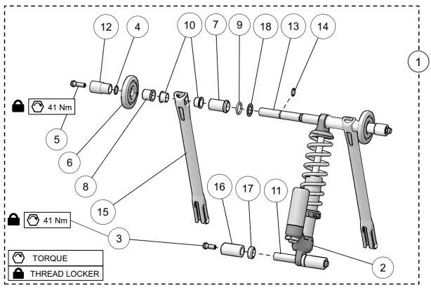 Rear A-Arm Assembly Wide