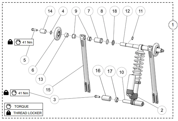 Rear A-Arm Assembly Skinny