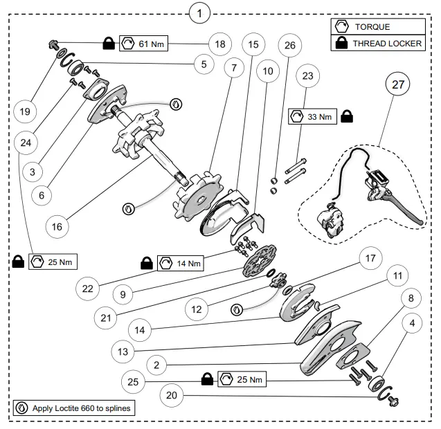 Drive Shaft Assembly Wide