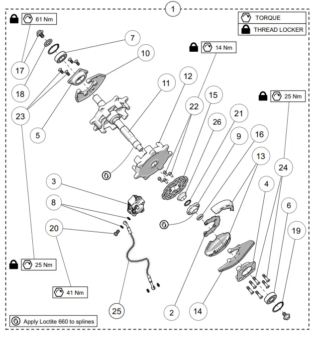 Drive Shaft Assembly Wide