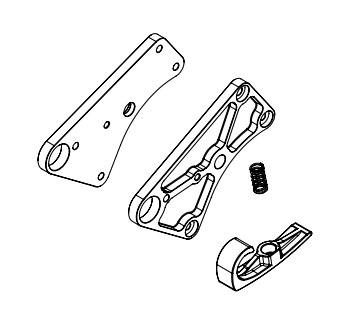Automatic chain tensioner upgrade kit