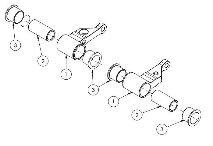 [YABM2201] Bike mount adaptor assembly