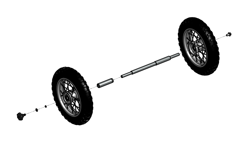 [YAAC1281] Freewheel kit complete for YETI