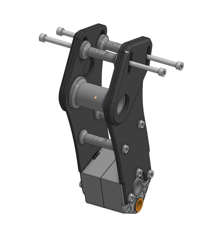 Carbon Spindle - Assembly, With Half Blocks