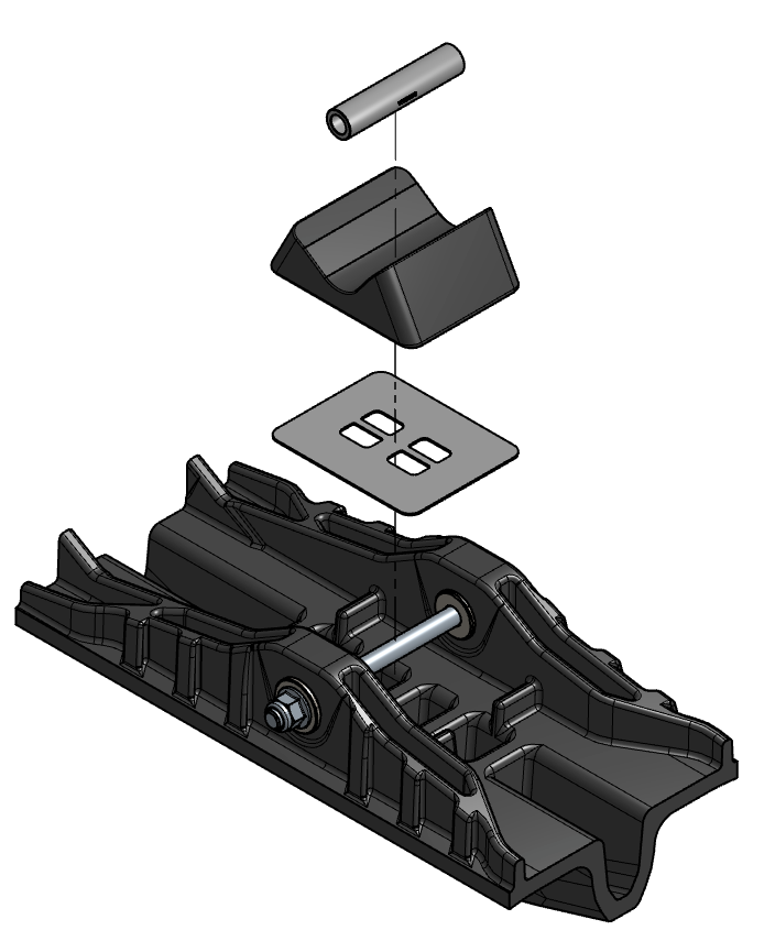 [YAMT4035] Ski, Assembly, MTN.TOP, Black