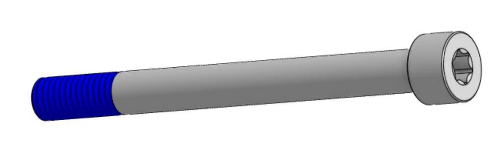 HSCS,M8-1.25x85mm,TI, T45