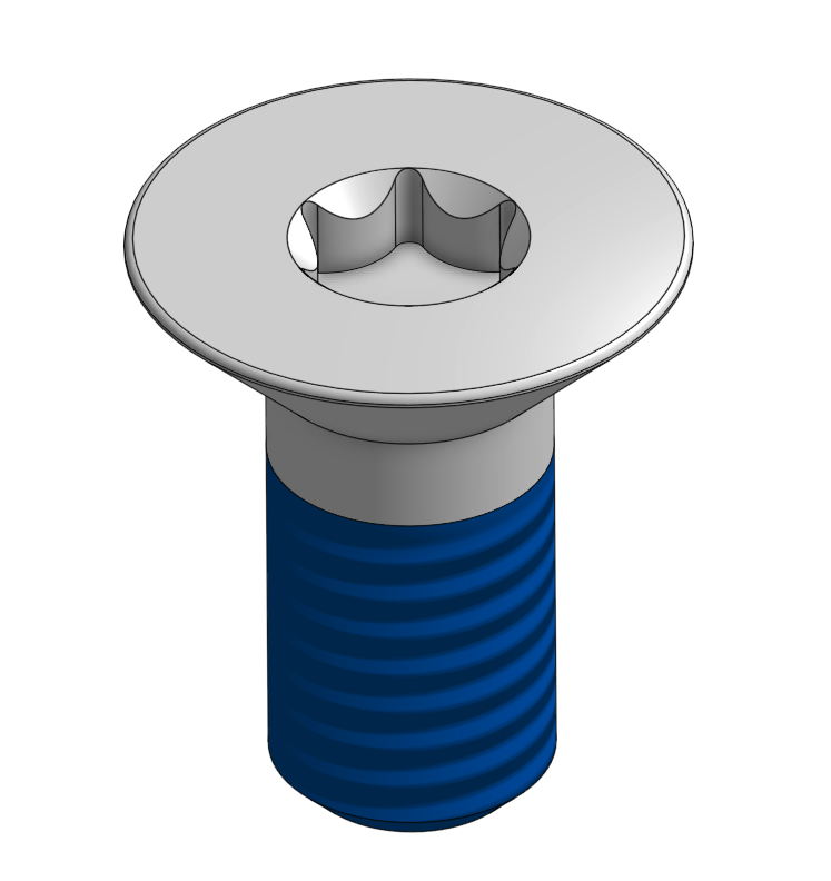 HSFS,M8-1.25x18mm, Ti, 