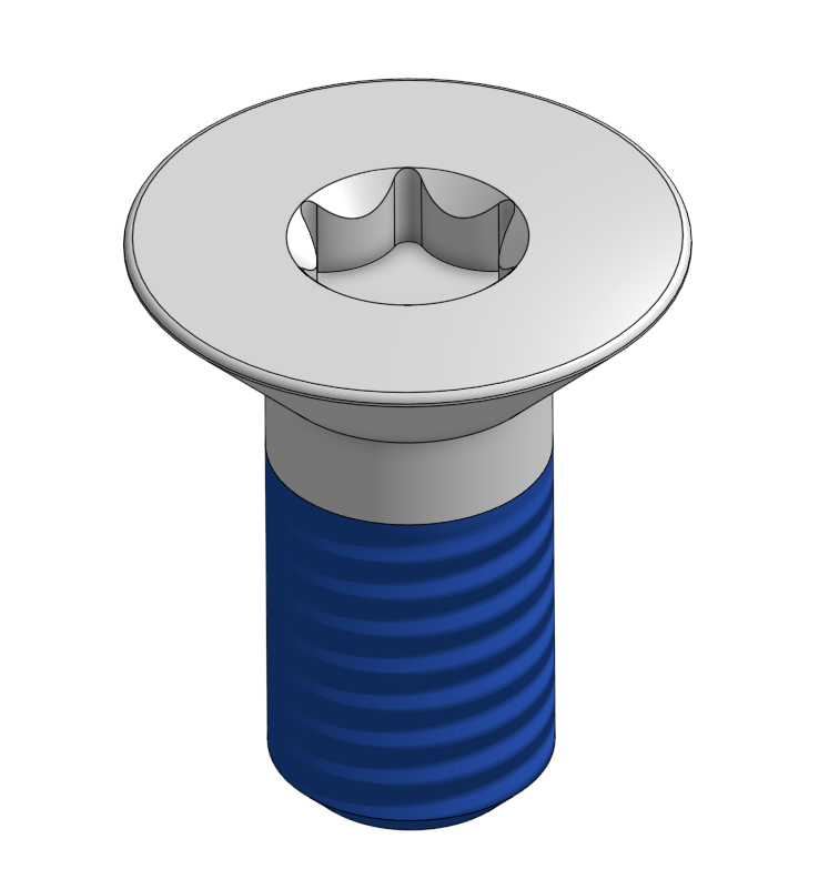 HSFS,M8-1.25x18mm, Ti,