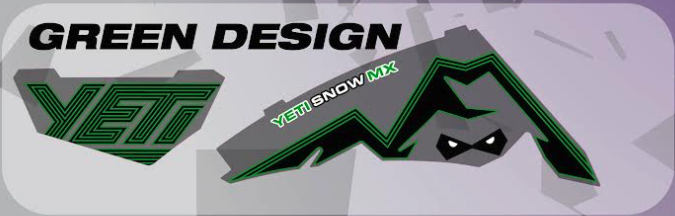 [YADC3508GN] Decal, YETI SnowMX 2025, Green