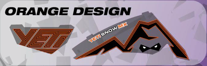 Decal, YETI SnowMX 2025, Orange
