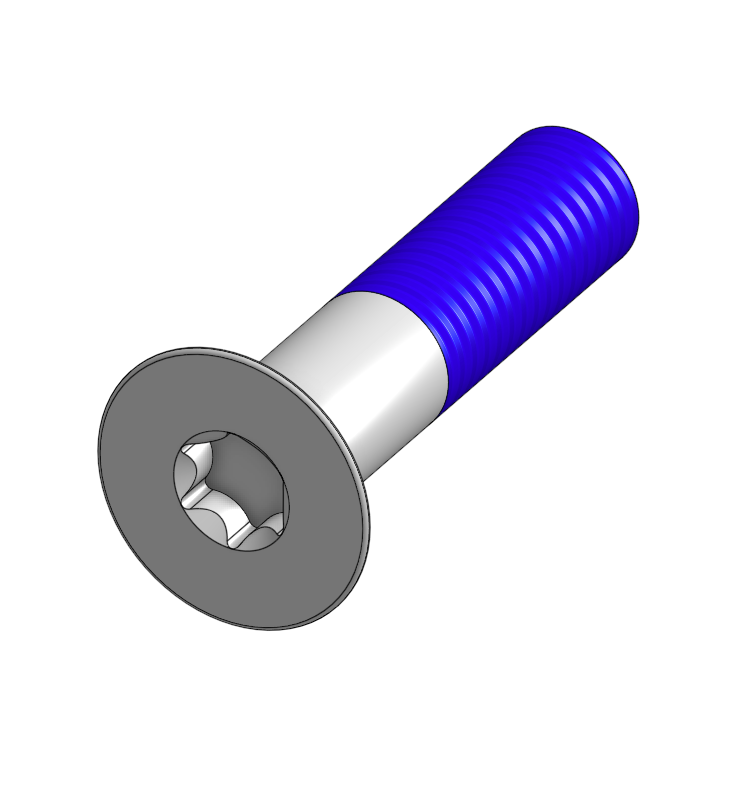 HSFS,M8-1.25x35mm,TI