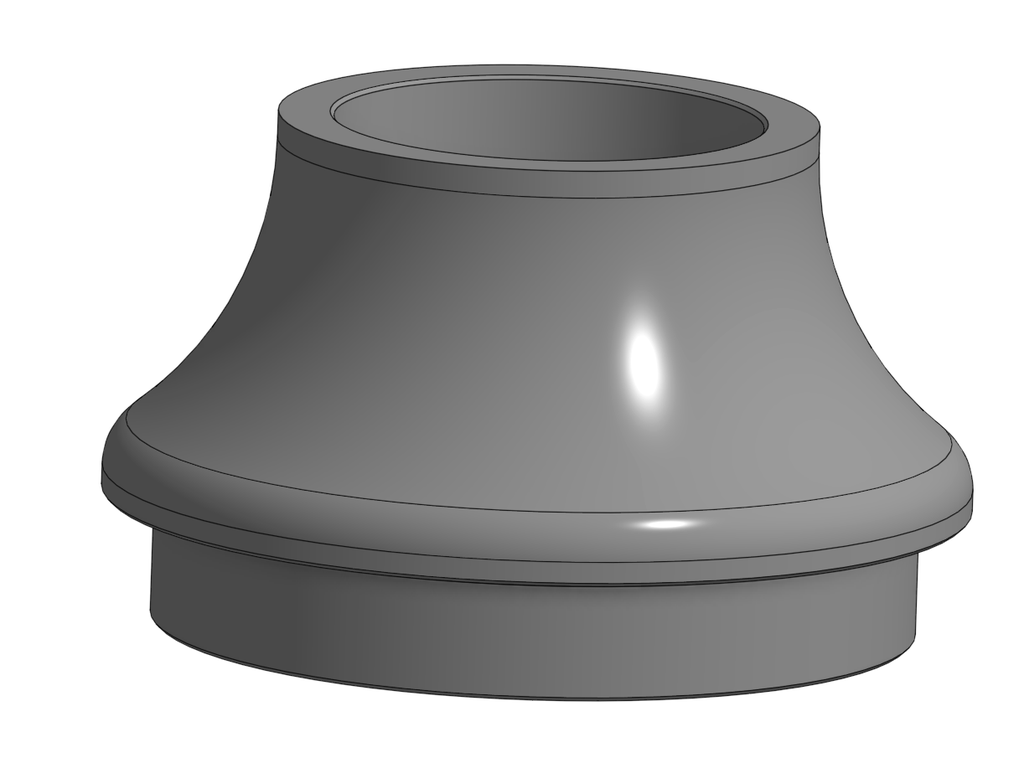 Ski Upright, T-Bushing - LH