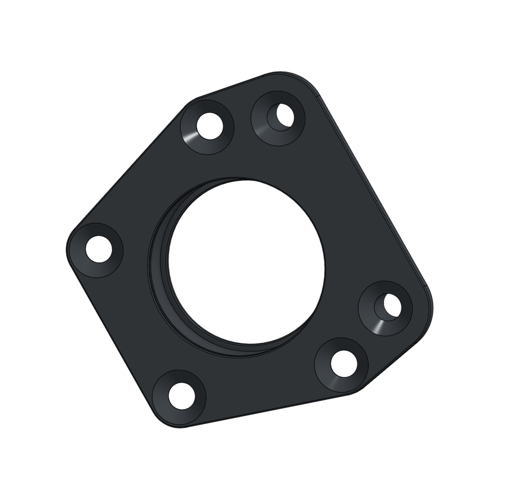 Bearing holder, brake side - Black