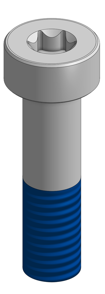 SHCS, M8-1.25x30mm, Ti 