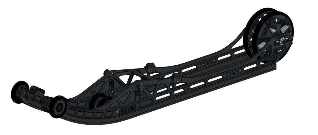 [YASU4043BK] ONE RAIL ASSEMBLY 126/129