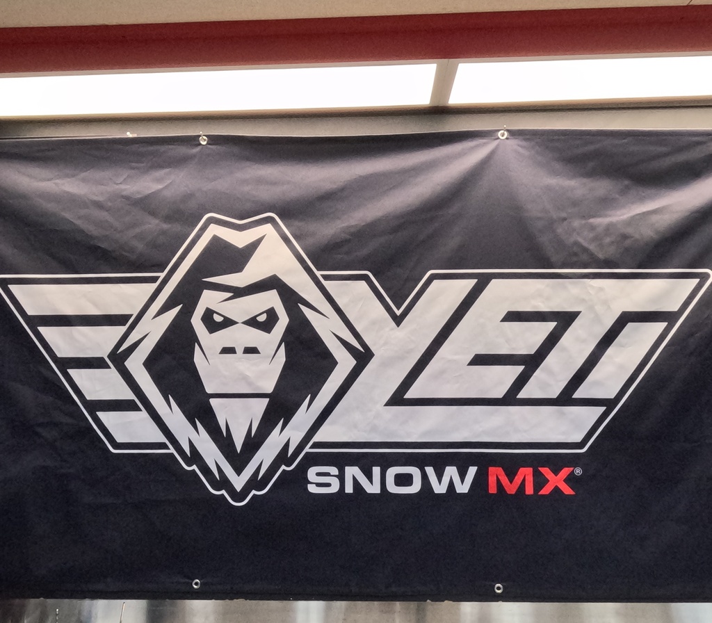 [YPAC3193] YETI banner BK - 4'x8'