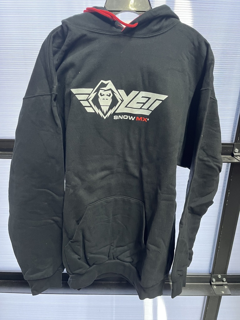 YETI Hoodie BK/RD- L MID#XAKINATH3827CAL