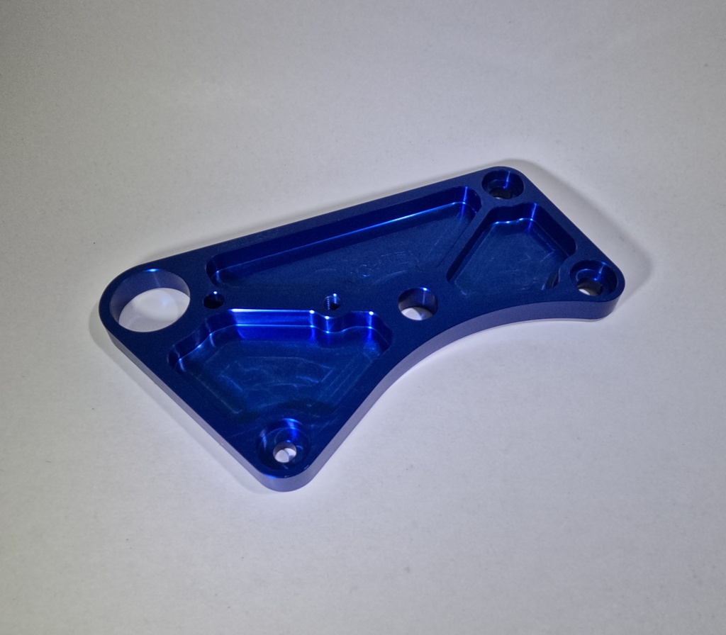 Bike mount  plate, LH, 2.2 10mm - Blue