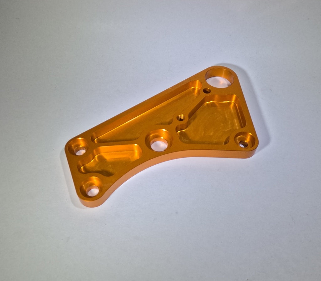 Bike mount plate, RH, 2.2 10mm - Orange