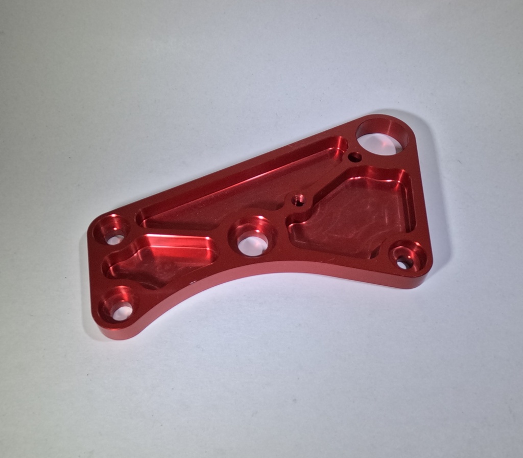 [YPBM1834RD] Bike mount  plate, RH, 2.2 10mm - Red