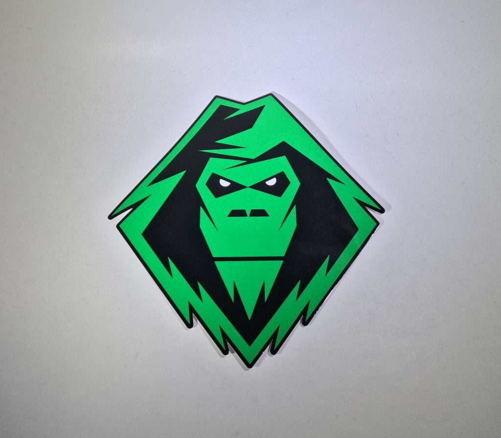 Decal YETI head - Green