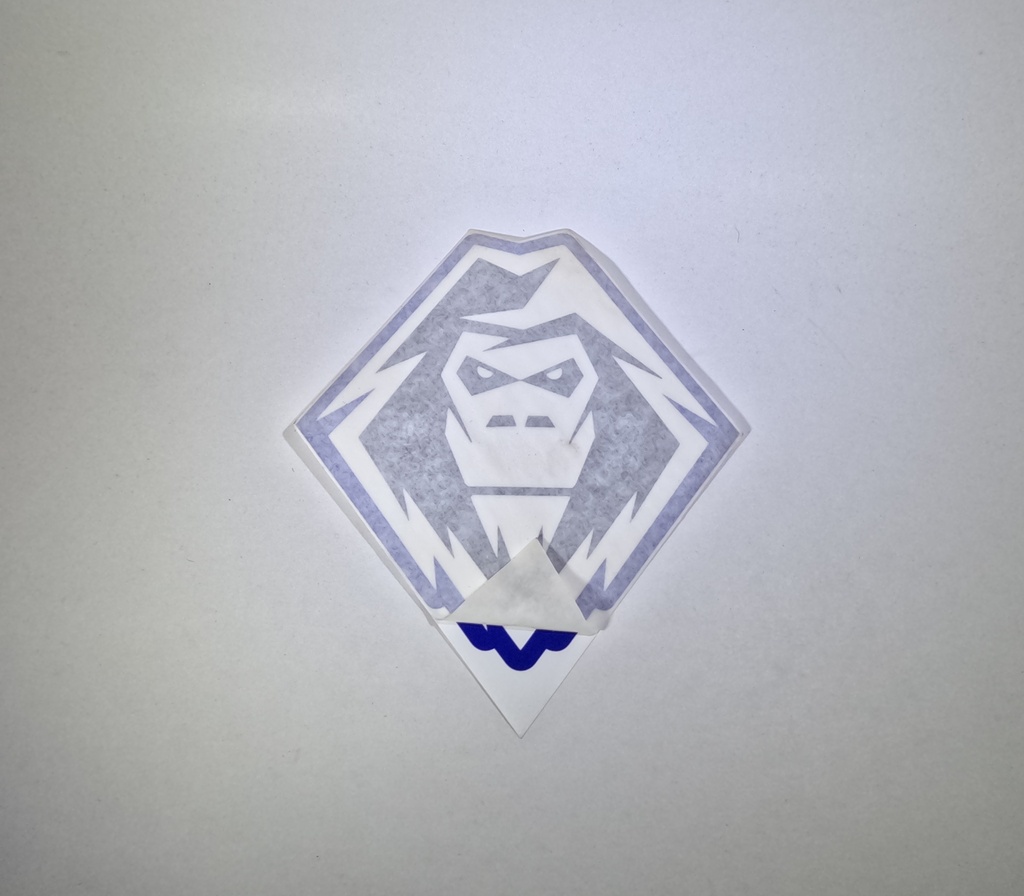 [YPDC3181BL] Decal, YETI top - Blue