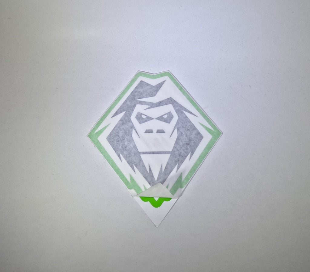 Decal, YETI top - Green