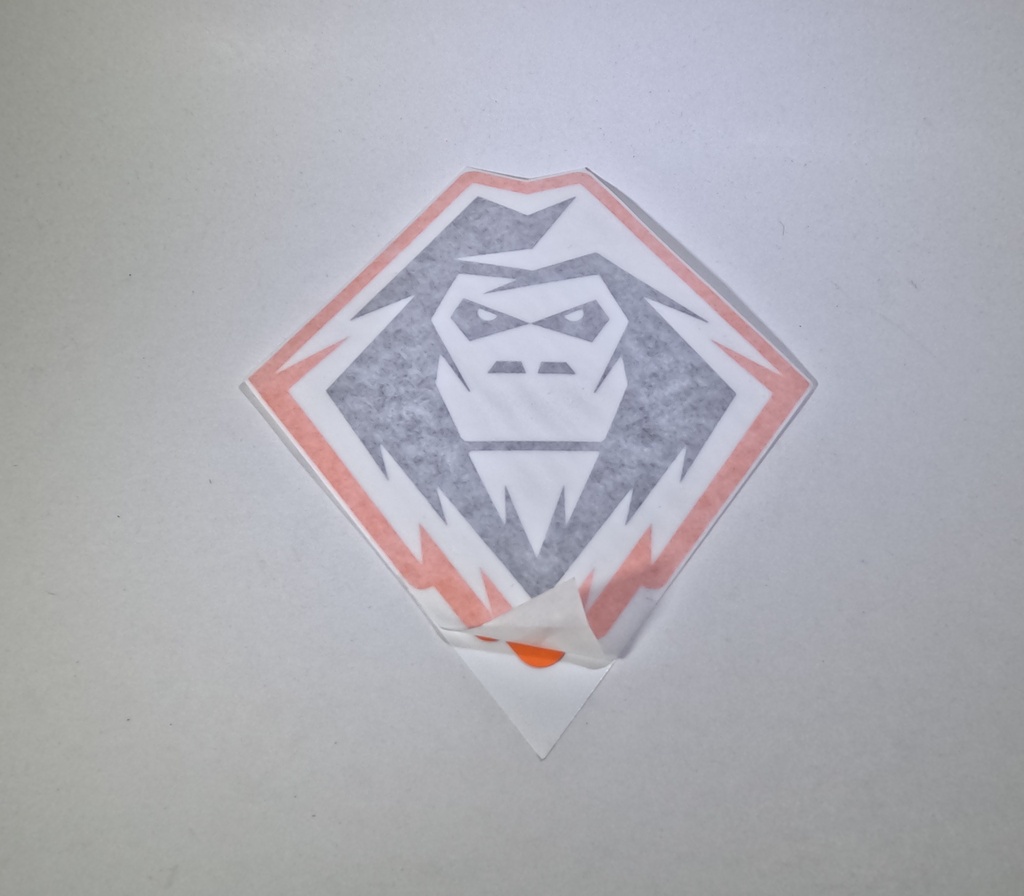 Decal, YETI top - Orange
