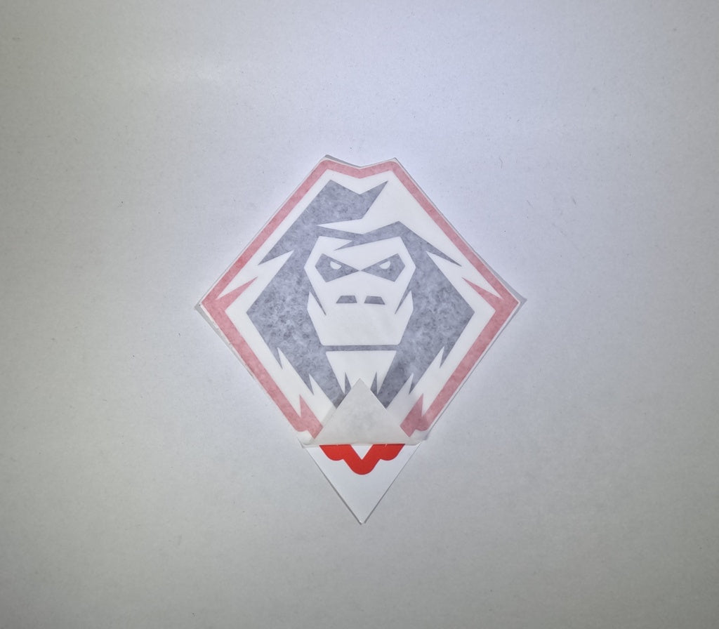 [YPDC3181RD] Decal, YETI top - Red