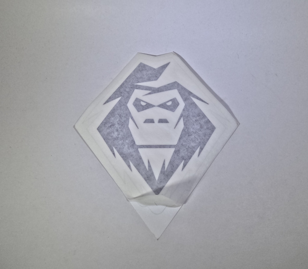 [YPDC3181WT] Decal, YETI top - White