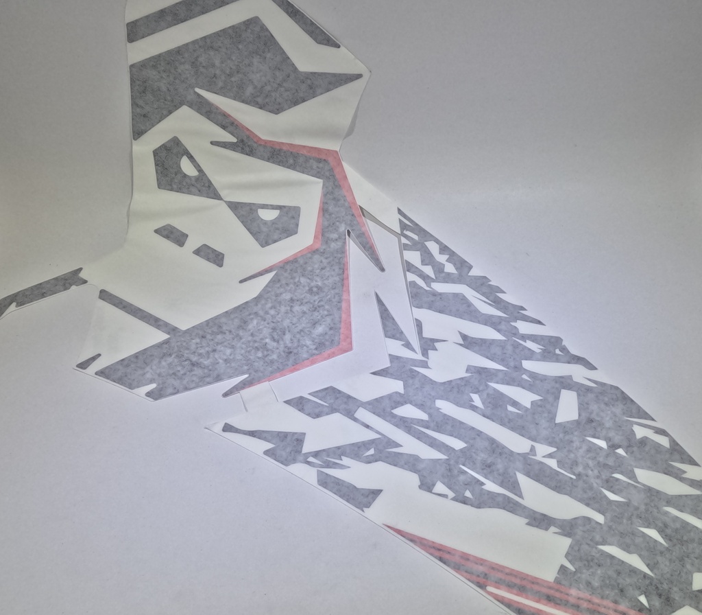 [YPDC3409RD] Decal - YETI Face LH - Red