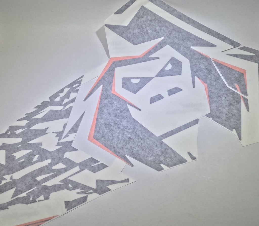 Decal - YETI Face RH - Orange