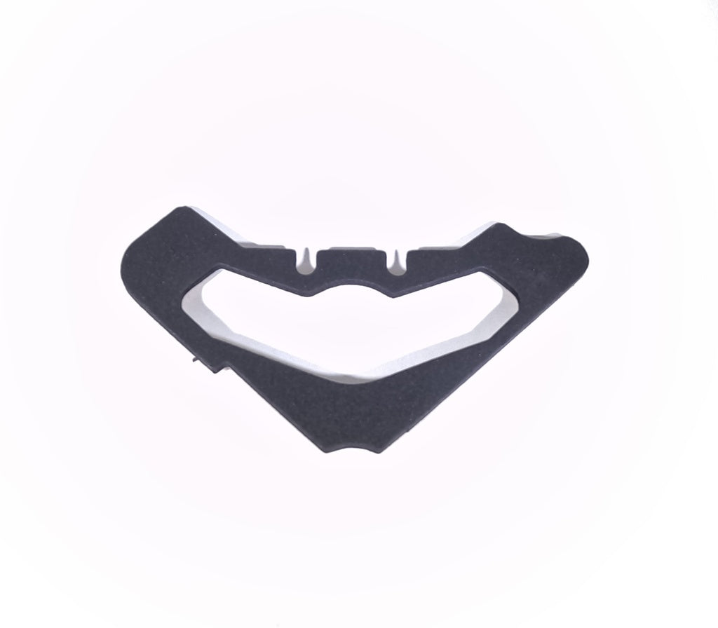 Foam rubber brake shield