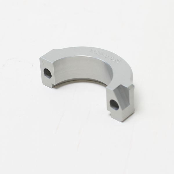 Spindle fork clamp cap, LH, 48mm - Clear