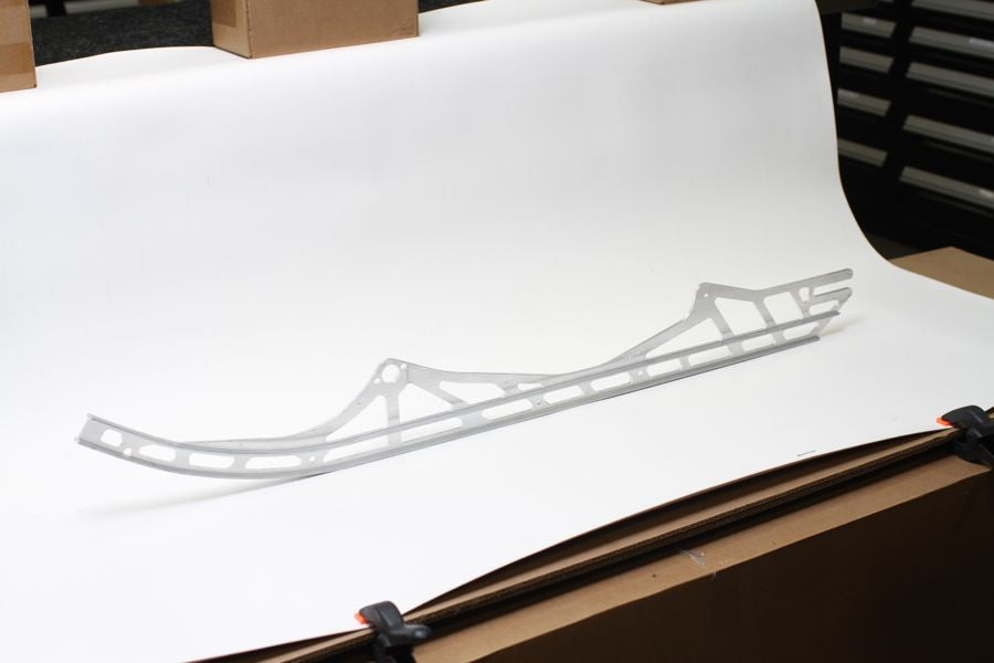 Aluminium Rails, 129" - Blue