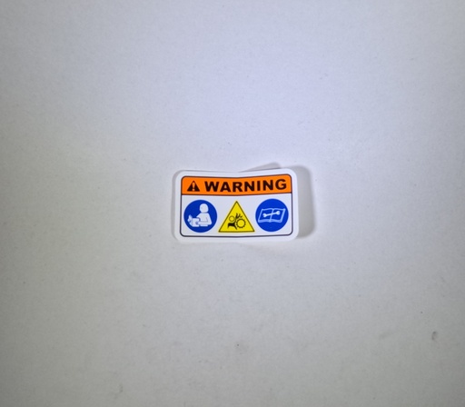 [1083-00-8302] Sticker warning