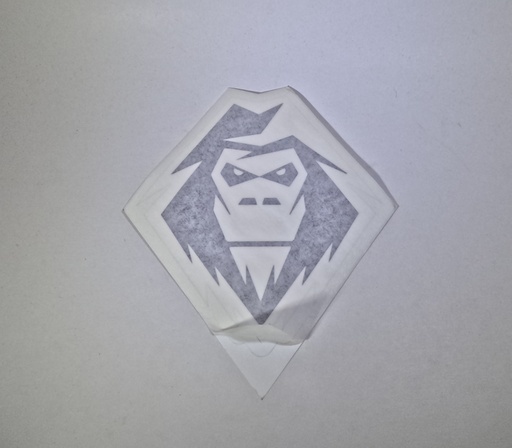 [YPDC3181WT] Decal, YETI top - White