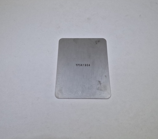 [YPSK1904] Plate, Ski bumper, Ti